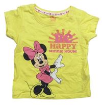 Žluté tričko s Minnie Disney