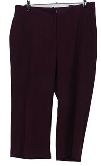 Dámské purpurové culottes kalhoty 