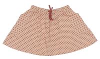Světlerůžová puntíkatá bavlněná sukně Pep&Co