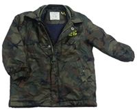 Army šusťáková zateplená bunda s nápisem Zara