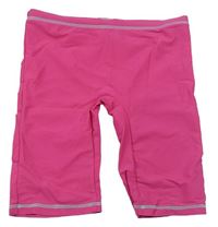Růžové nohavičkové plavky 
