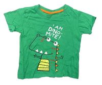 Zelené tričko s dinosaurem Primark 