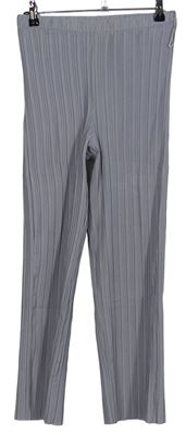 Dámské šedé plisované crop kalhoty Glamorous 