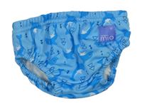 Modré plenkové chlapecké plavky s delfíny Bambino