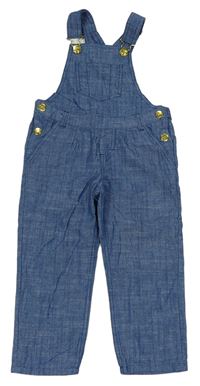 Modré riflové laclové kalhoty zn. H&M
