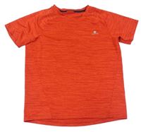 Červené melírované funkční tričko Domyos