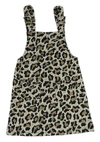 Bílo-černo-zlaté šaty s leopardím vzorem George