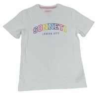 Bílé tričko s logem Sonneti