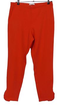 Dámské červené crop kalhoty 