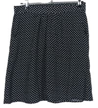 Dámská černá puntíkovaná sukně Laura Torelli 