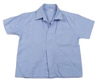 Modrá melírovaná košile
