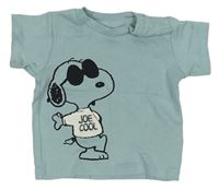 Modrozelené tričko Snoopy M&S
