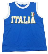 Modré sportovní tílko - Italia