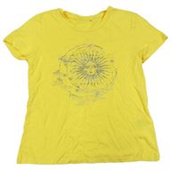 Žluté tričko se sluncem C&A