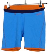 Dámské modro-oranžové sportovní kraťasy Gore