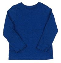 Modré melírované triko Matalan