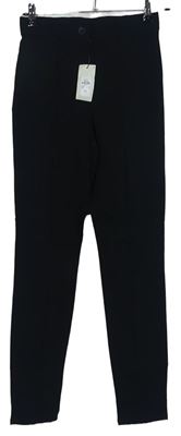 Dámské černé elastické skinny kalhoty Primark 