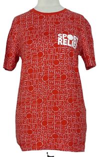 Dámské červené tričko s nápisy Sport Relief 