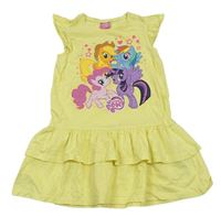 Žluté bavlněné šaty s My Little Pony