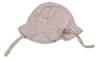 Růžový puntíkovaný klobouk F&F