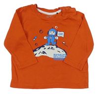 Oranžové triko s kosmonautem Esprit