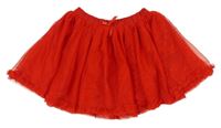 Červená tylová kolová sukně H&M