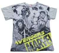 Šedé tričko s Avengers Matalan