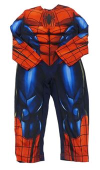 Kostým - Tmavomodro-červený overal - Spider-man Marvel