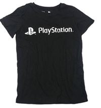 Černé tričko Playstation 