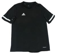 Černé sportovní tričko s logem zn. Adidas