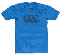 Modré rugbyové tričko s logem Canterbury 