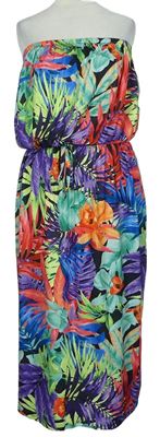 Dámské barevné květované midi šaty George 