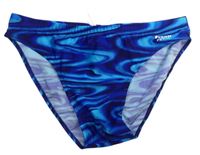 Pánské modro-tmavomodré vzorované plavky Feroti 
