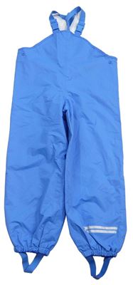 Modré šusťákové podšité laclové kalhoty TCM