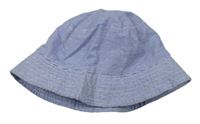 Modro-bílý pruhovaný klobouk F&F