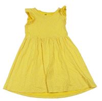 Žluté šaty se srdíčky H&M