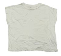 Bílé crop tričko H&M