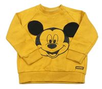 Žlutá mikina s Mickeym Disney