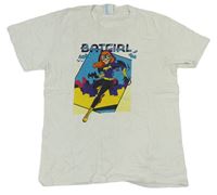 Smetanové tričko s Batgirl