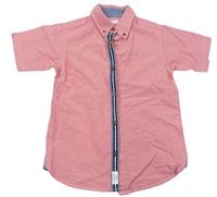 Růžová melírovaná košile s výšivkou Jasper Conran