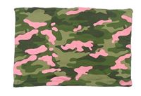 Khaki-růžový army bandeau crop top Matalan