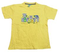 Žluté tričko s koalami 