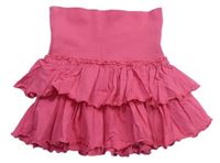 Růžová vrstvená sukně H&M