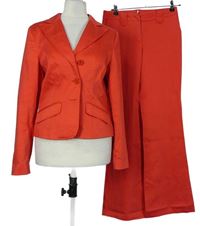 2set - Dámský červený kalhotový kostým Apart 