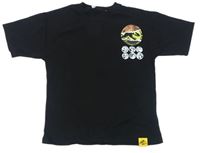 Černé tričko s dinosurem Jurský svět Zara