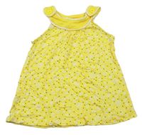 Žluté květované šaty Tu