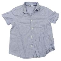 Bílo-modrá pruhovaná košile zn. H&M