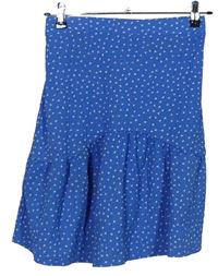 Dámská modrá srdíčkovaná sukně Primark 