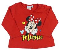 Červené triko s Minnií zn. Disney