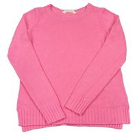 Neonově růžový svetr H&M